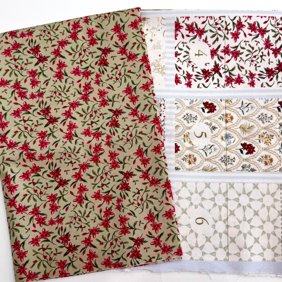 Christmas Quilted Advent Calendar Kit - Silent Night by Jess Meyer for Moda