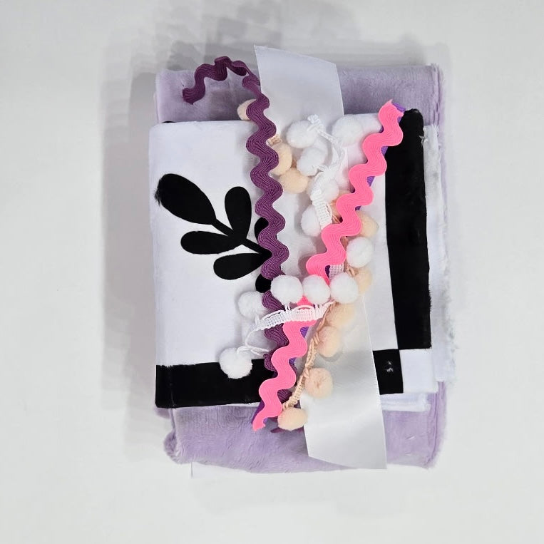 Mini Minky Blanket Tag Quilt Kit