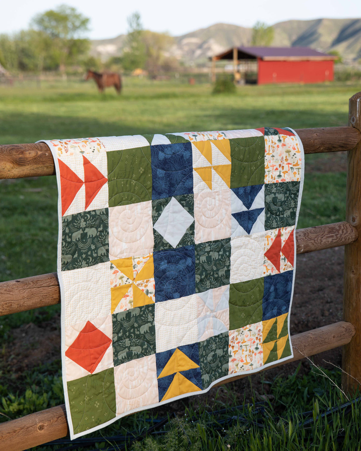 Modèle de courtepointe de bûcheron