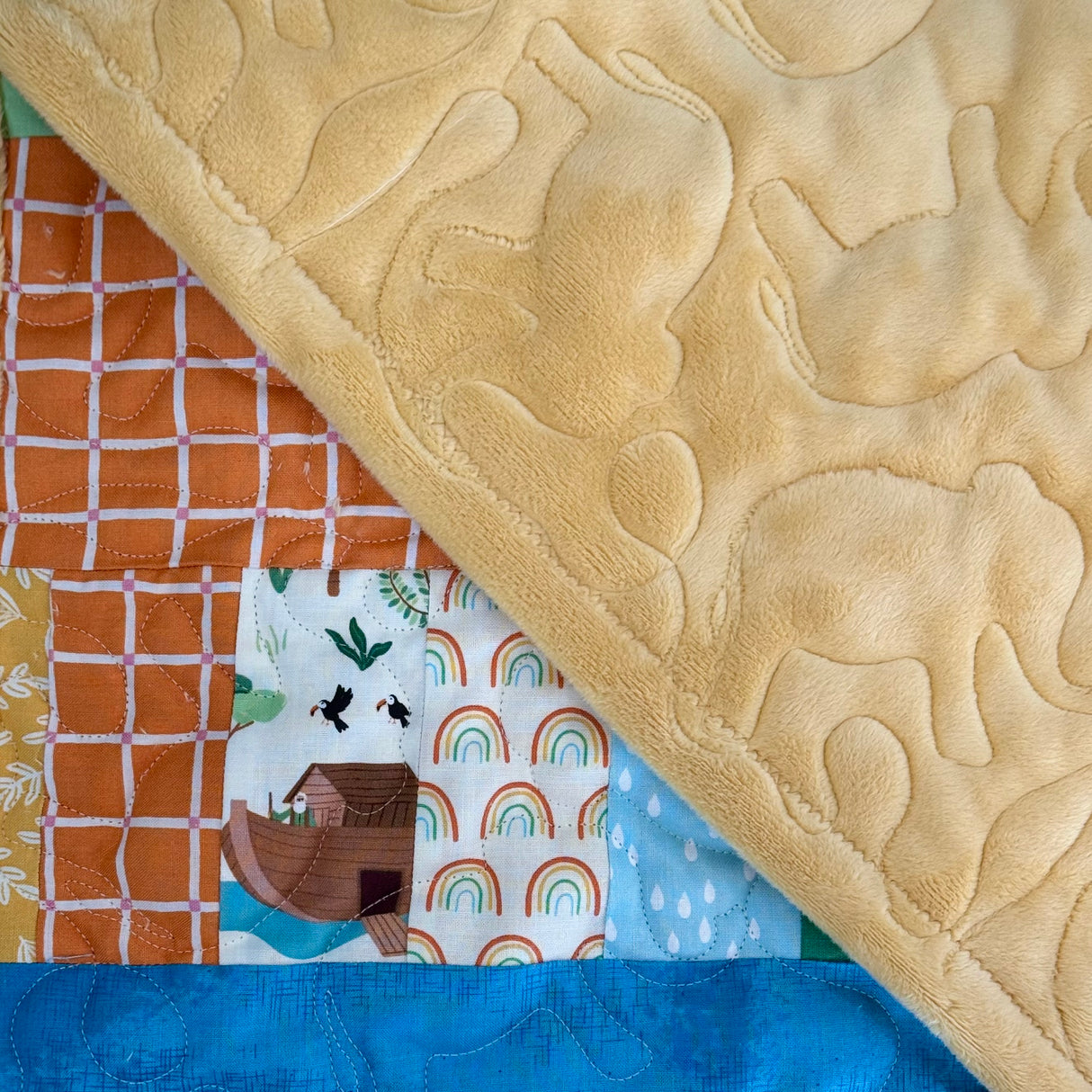 Bricks and Beams Quilt Kit - Noah's Ark