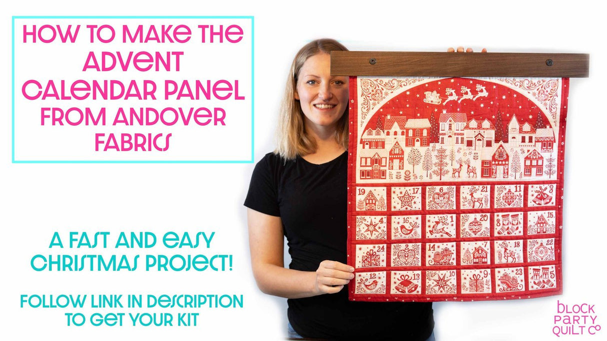 Advent Calendar Panel Kit from Andover Fabrics