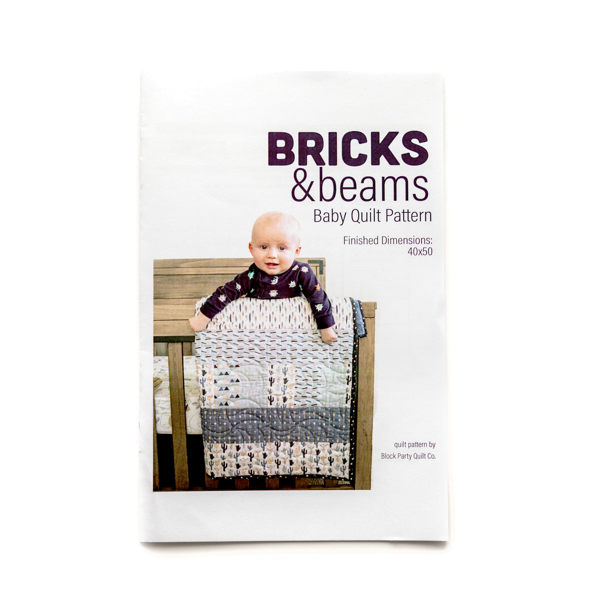 Modèle de courtepointe simple « Briques et poutres »