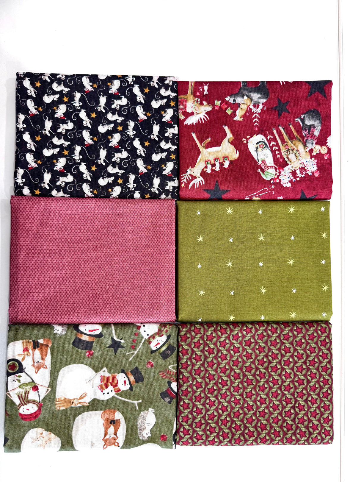 Northern Christmas by Teresa Kogut 6 Piece Curated Fabric Bundle
