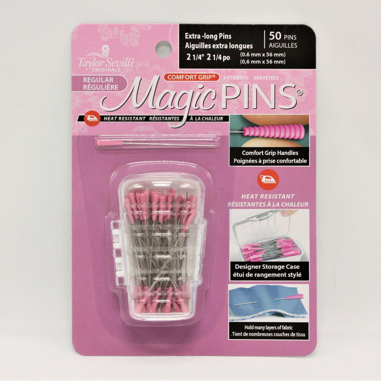 Magic Pins - the pink ones - XL extra long