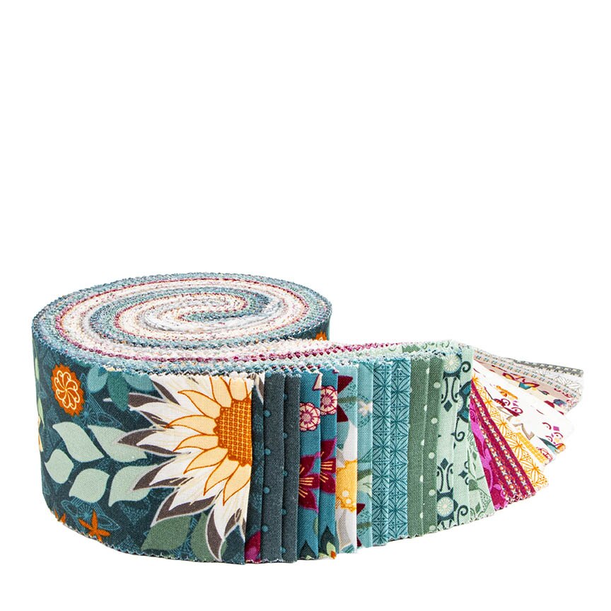 Where the Wild Flowers Are fabric collection prints by Judi Madsen RP-18250-40