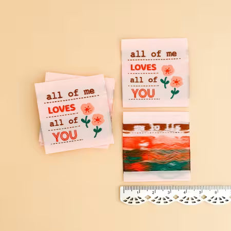 All of me Loves All of You Woven Quilt Labels Minki Kim #015