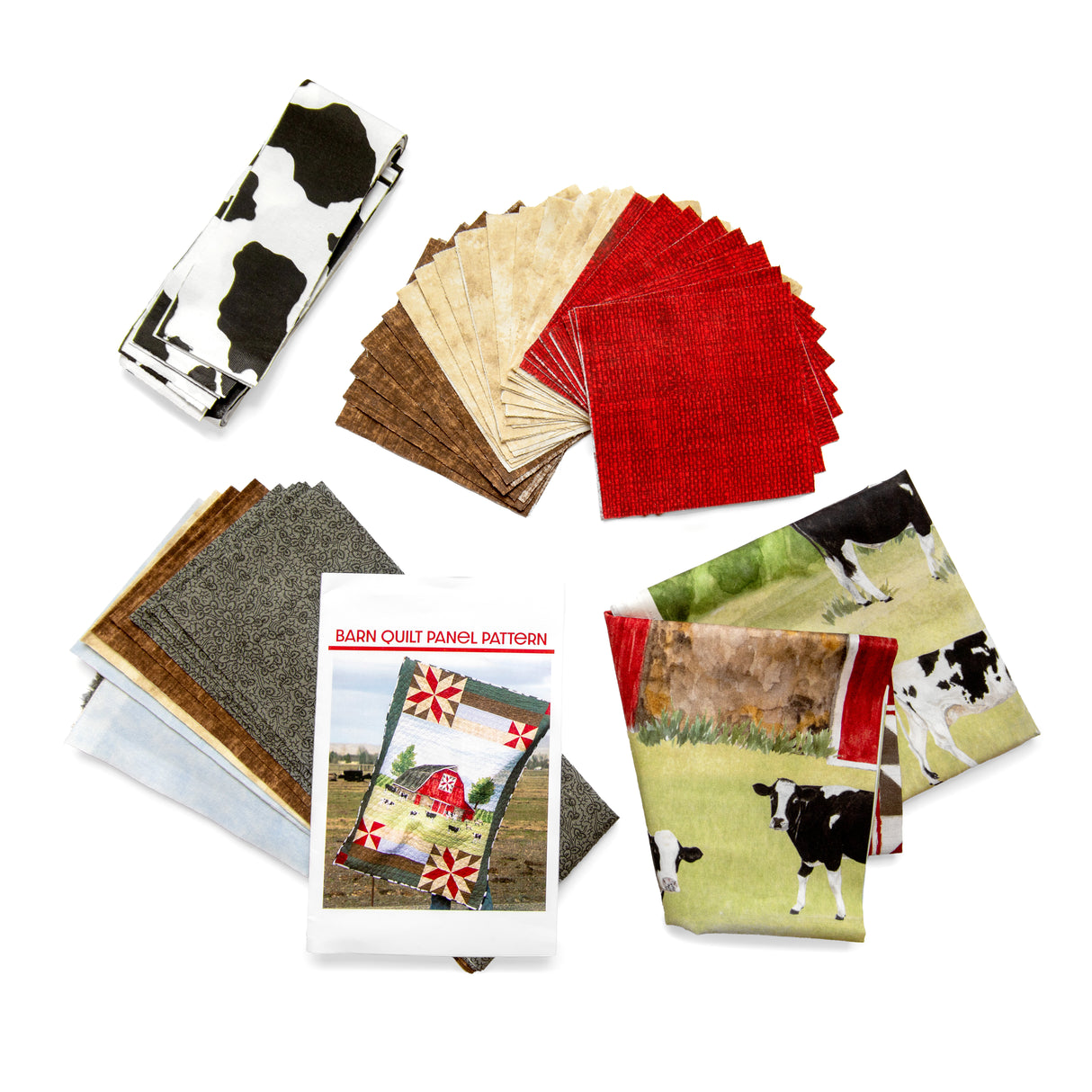 Old Red Barn Panel and Precut Quilt Kit