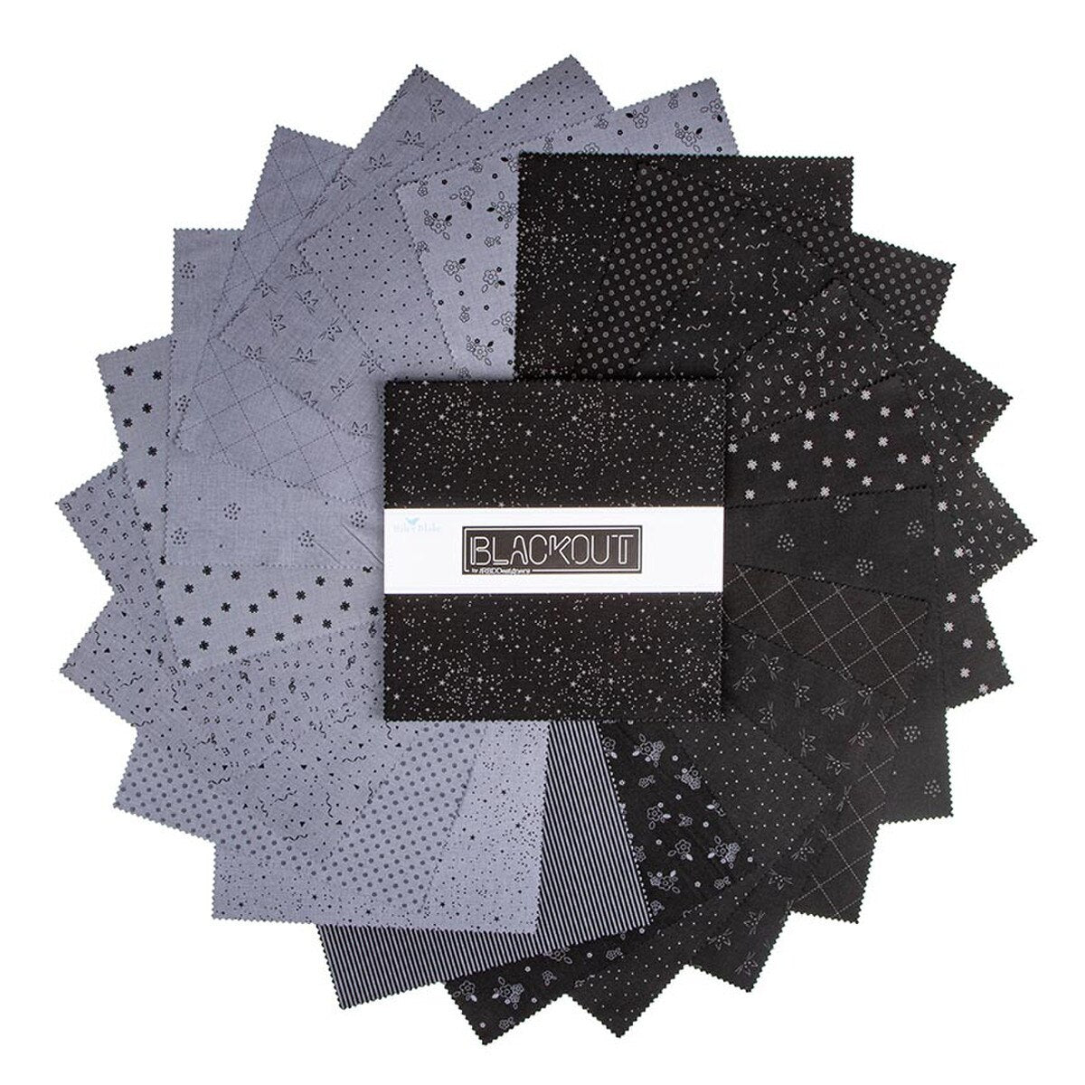 Blackout 10" Square Layer Cake from Riley Blake