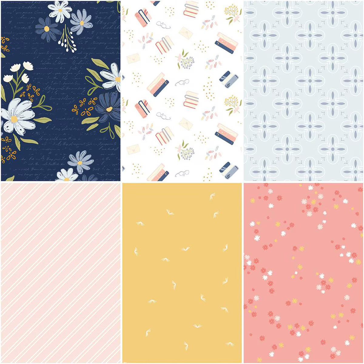 Between the Pages 10 inch layer cake Riley Blake