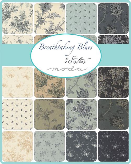 Breathtaking Blues 5" Charm Pack by 3 Sisters