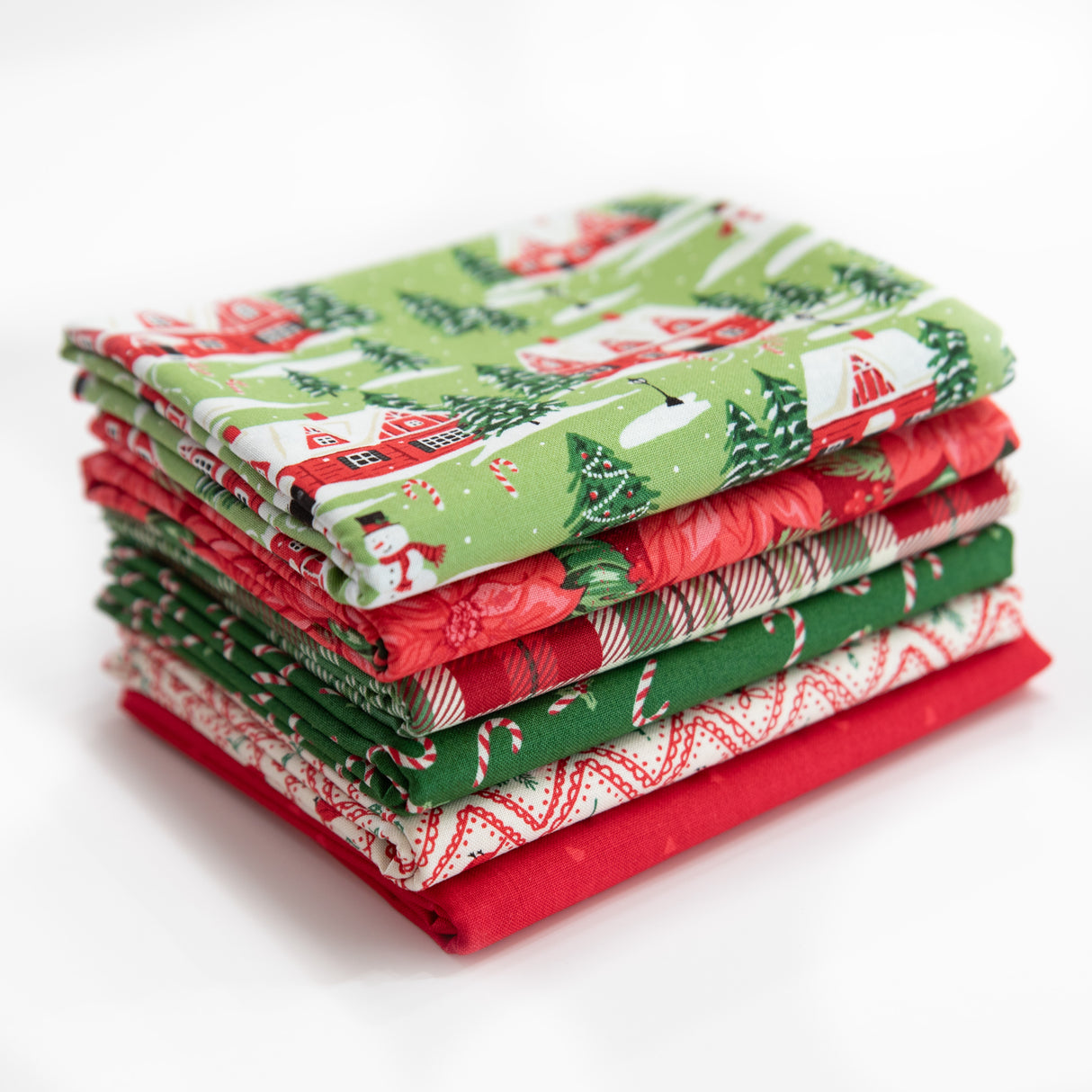 Holiday Cheer from Moda Curated 6 piece Fabric Bundle