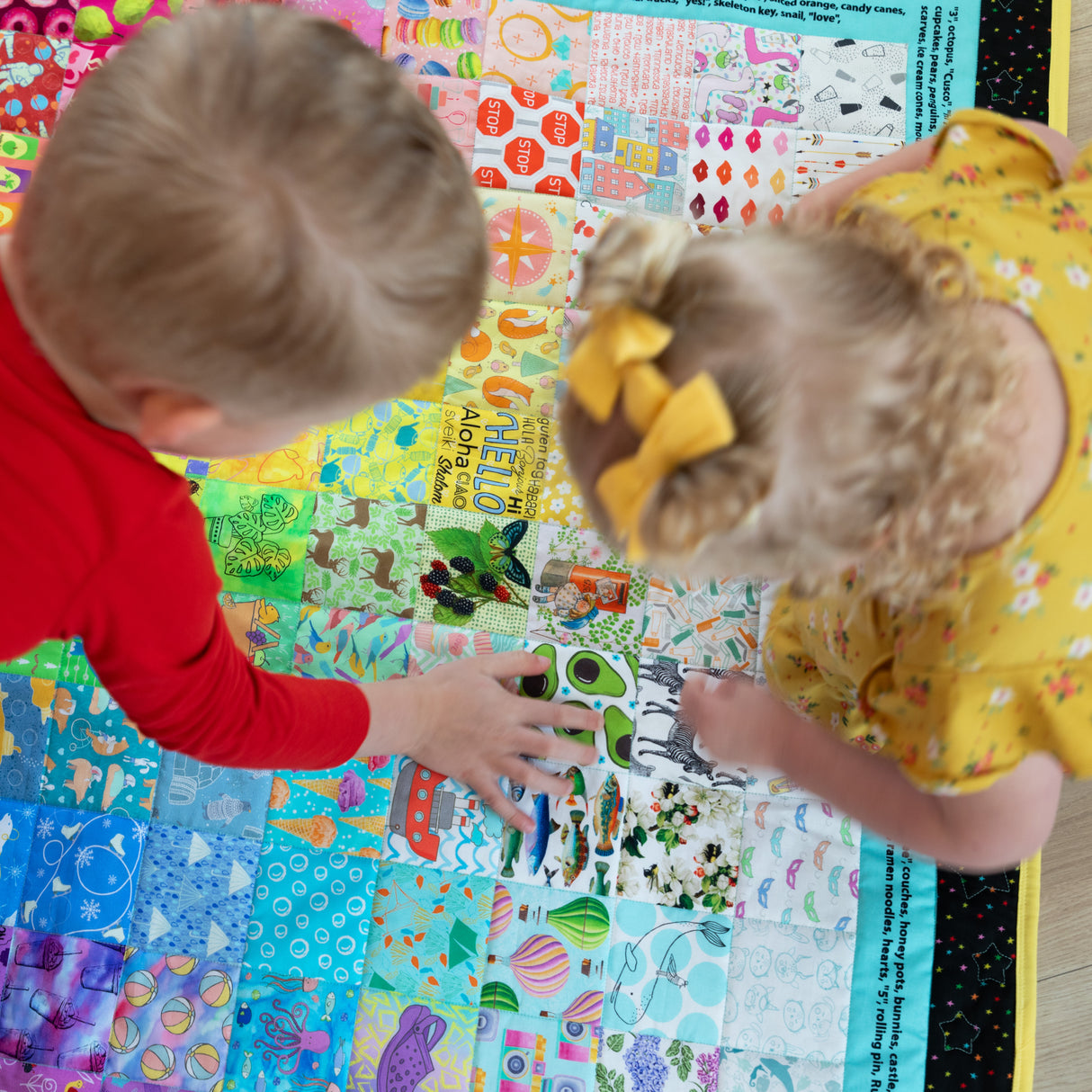 Cotton Hidden Pictures Panel Quilt Kit