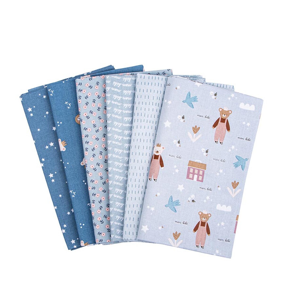 Cozy Bebe 1 Yard Bundle Blue