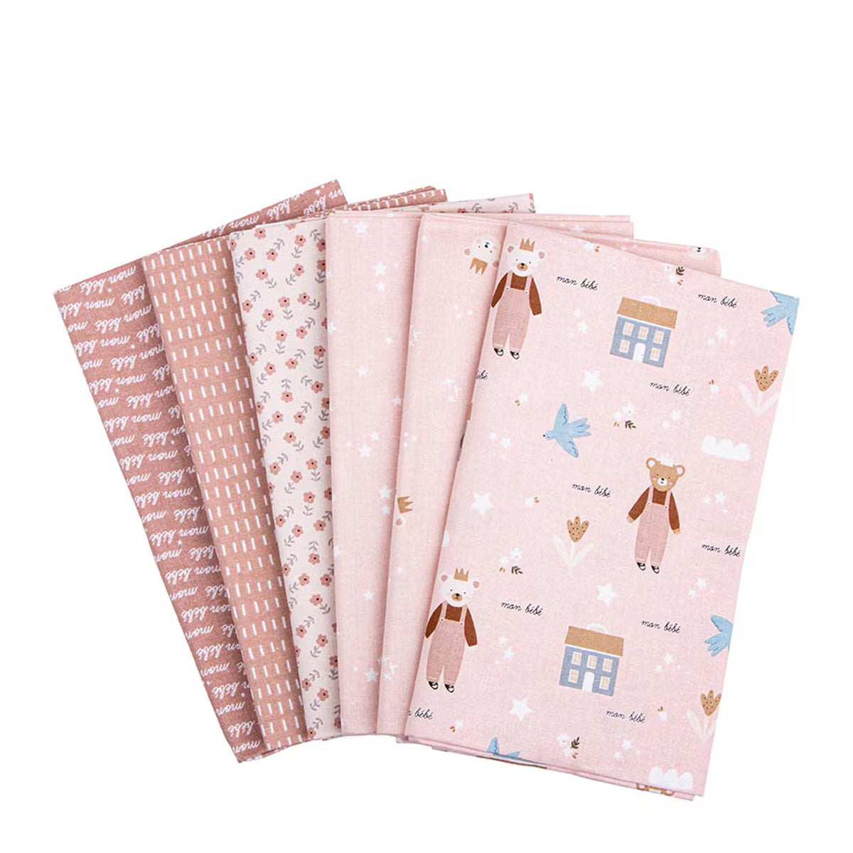 Cozy Bebe 1 Yard Bundle Pink