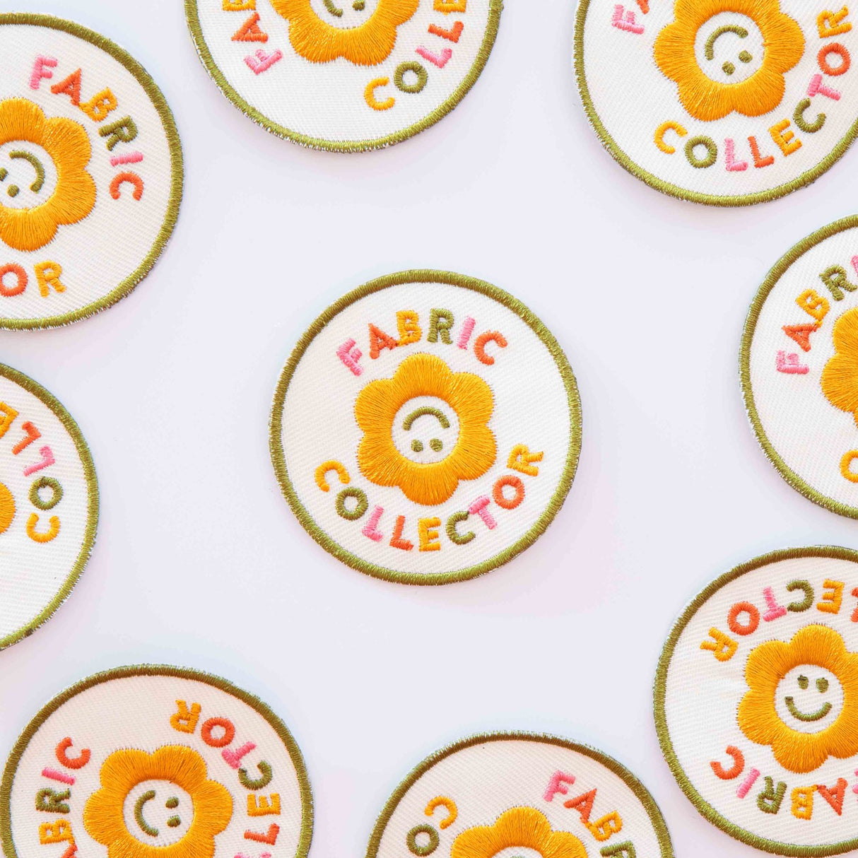 Fabric Collector Iron-On Patch Sarah Hearts lifestyle bag jacket application sewing notion