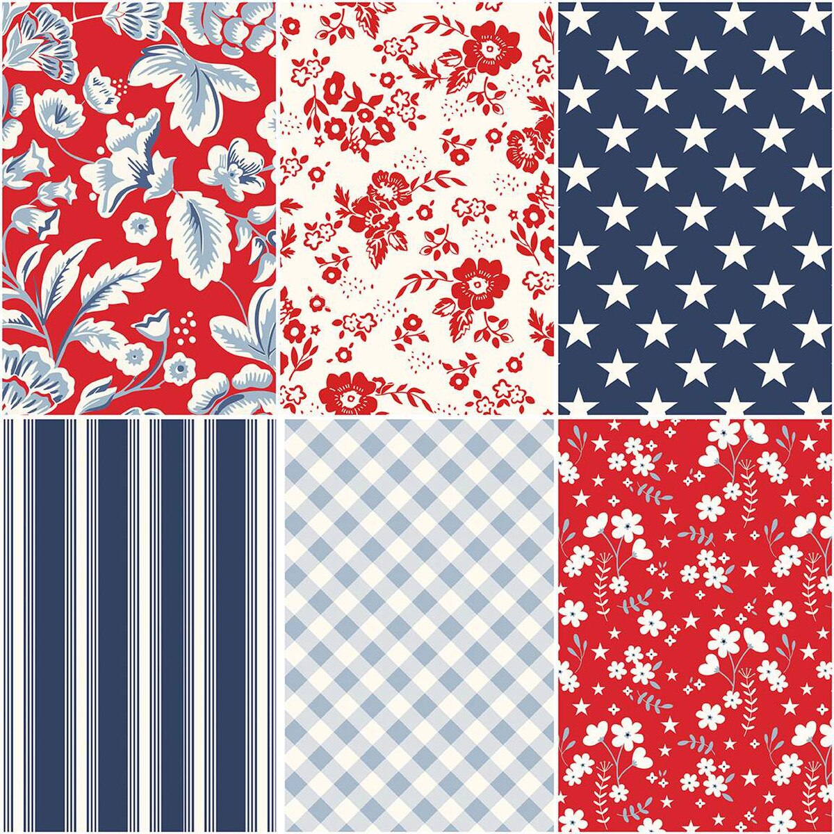 Stars and Stripes Forever Jelly Roll by Lori Whitlock for Riley Blake