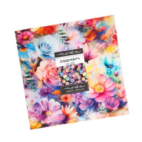 Gradients Gallery Layer Cake 10 inch squares 42 pieces by Moda Fabrics 33880LC Made in Japan gradient quilting cotton