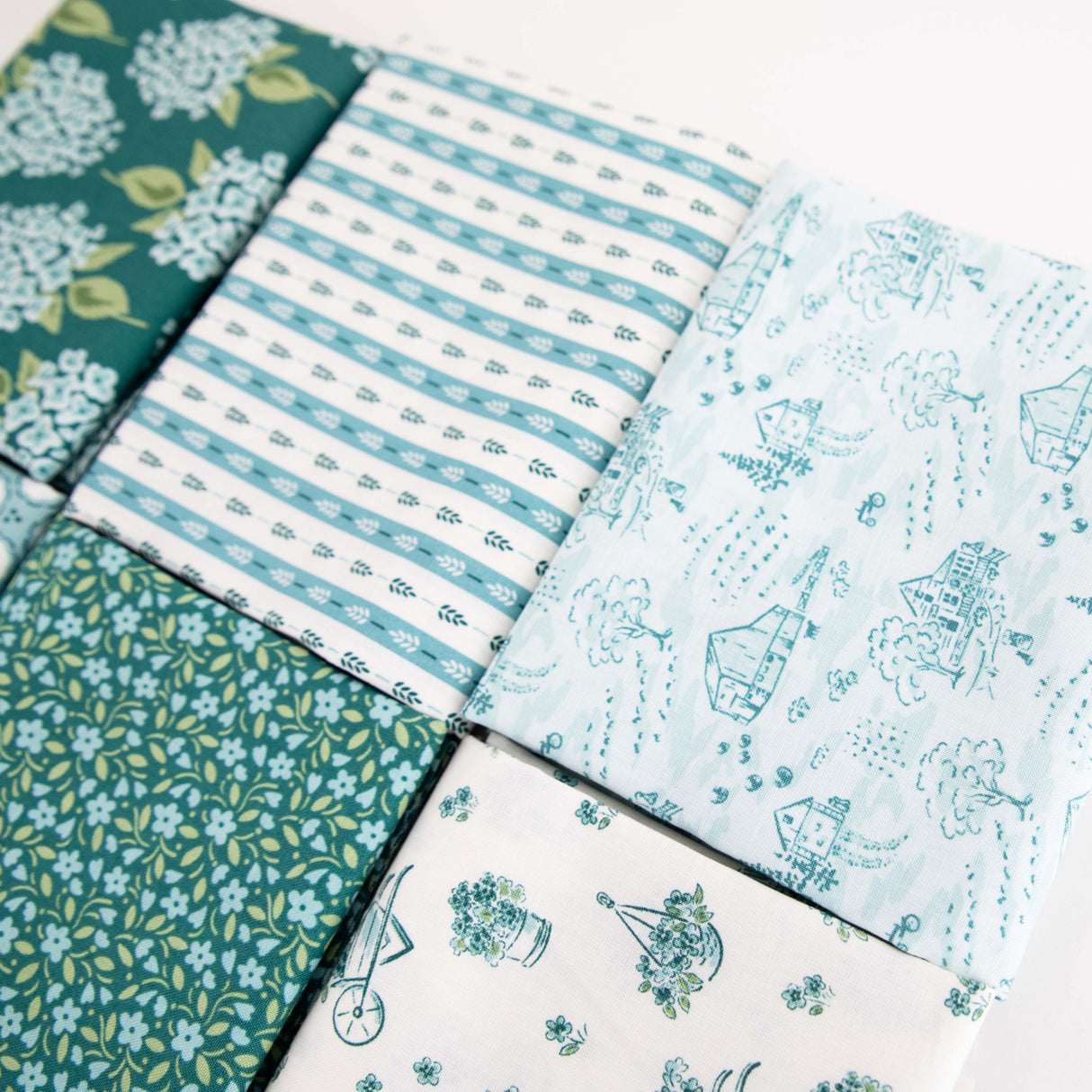 Heartland Blue Curated Fabric Bundle