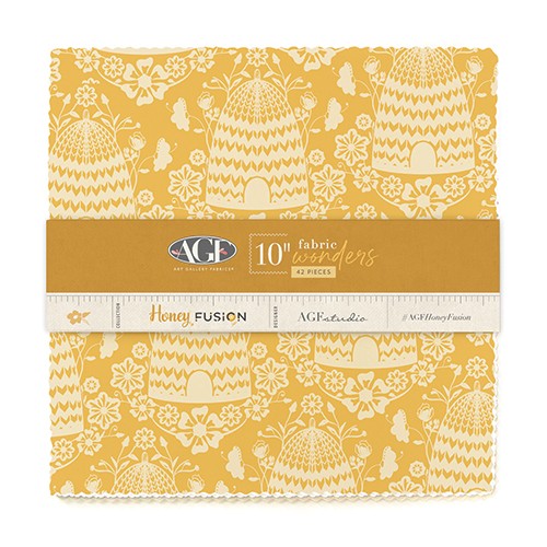 Honey Fusion 10 inch Square Layer Cake precut quilt fabric Art Gallery Fabrics 10WFUSHO