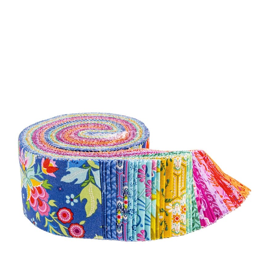 Kipling Gardens Rolie Polie 40 pieces Lily Ashbury Riley Blake Designs botanical floral