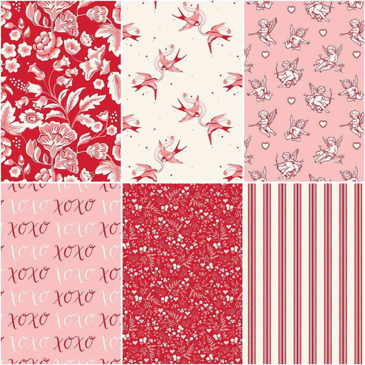 Letters to Cupid 5 inch charm pack Riley Blake Valentines day