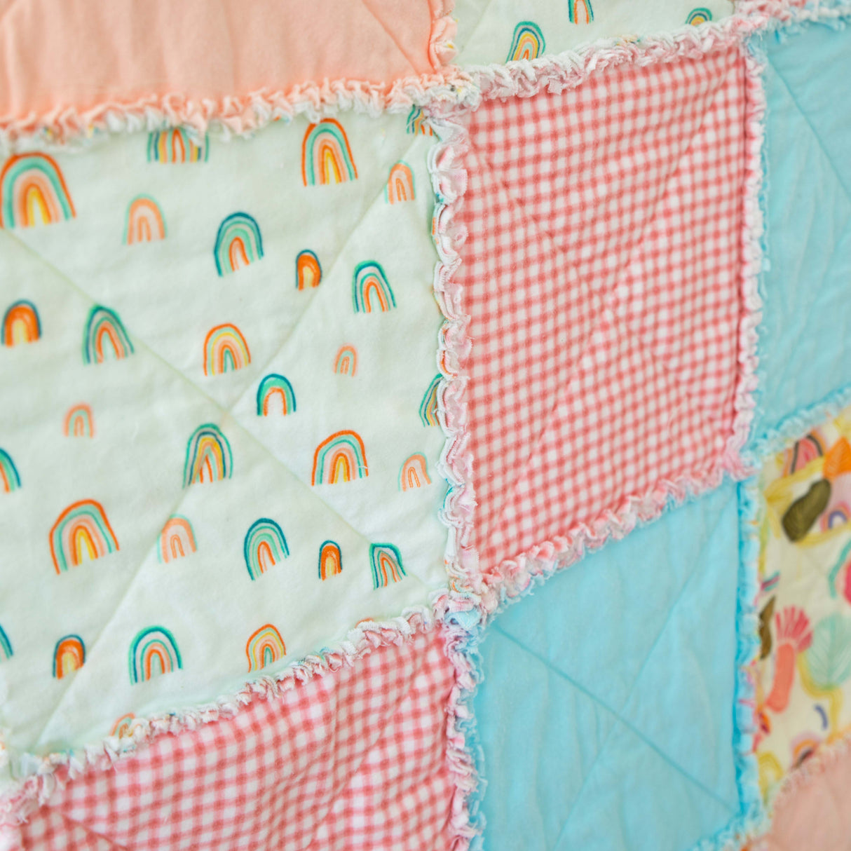 Flannel Rag Quilt - My First Quilt Kit - Sunrise