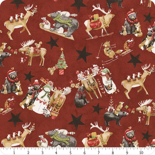 Northern Christmas by Teresa Kogut 6 Piece Curated Fabric Bundle