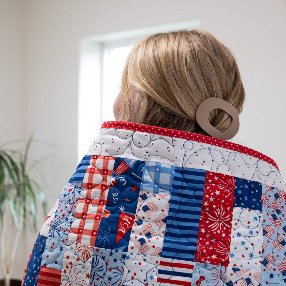 Firecracker Over and Under Quilt Kit - Patriotic Quilt Kit