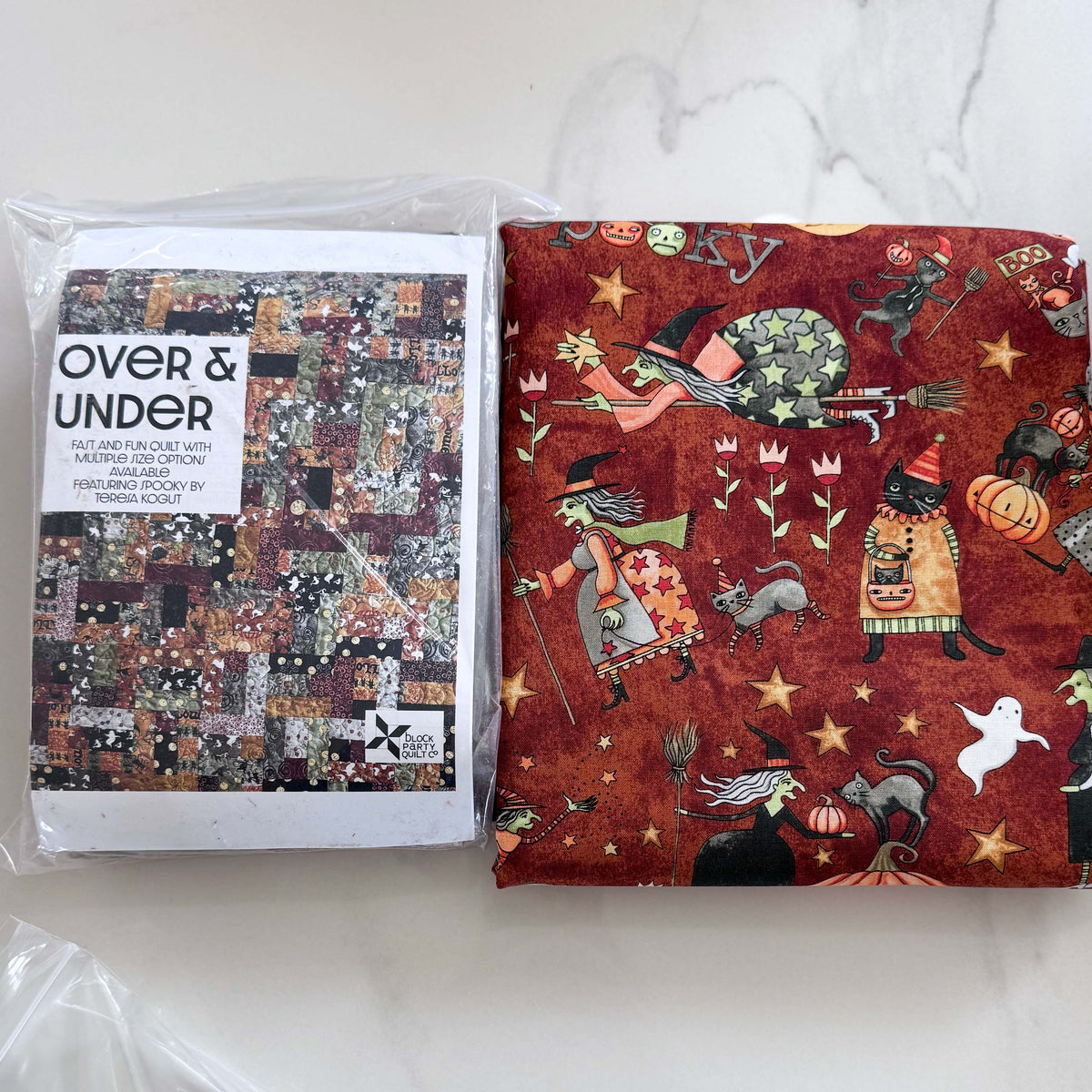 Spooky Over and Under Quilt Kit - Halloween Quilt Kit
