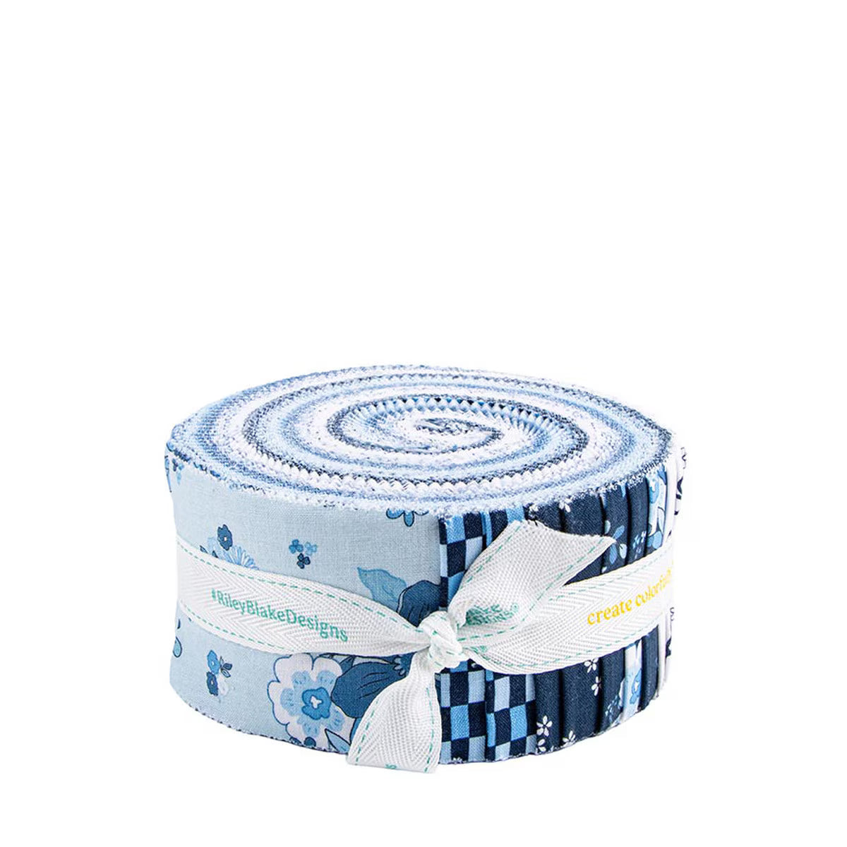 Blue Blooms and Threads Jelly Roll