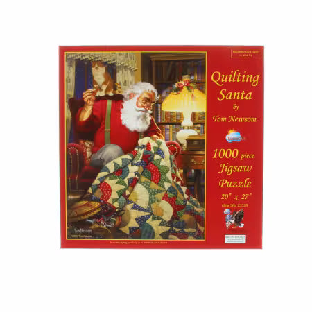 Quilting Santa 1000 piece puzzle
