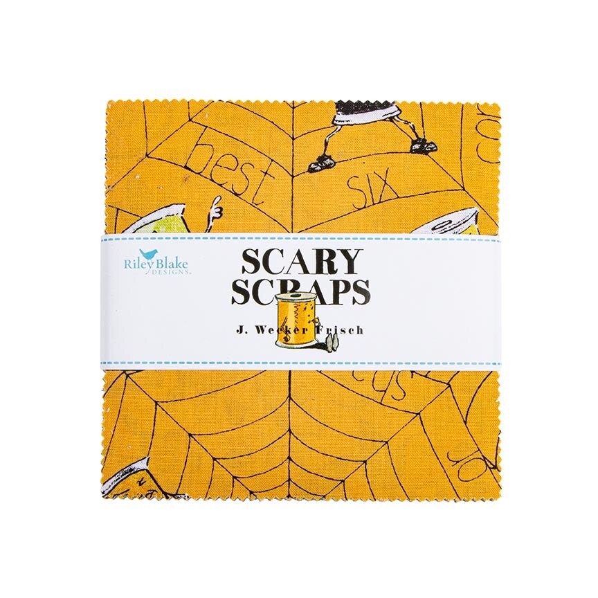 Scary Scraps 5 inch Stacker charm pack precut quilt fabric by J Wecker Frisch for Riley Blake Designs
