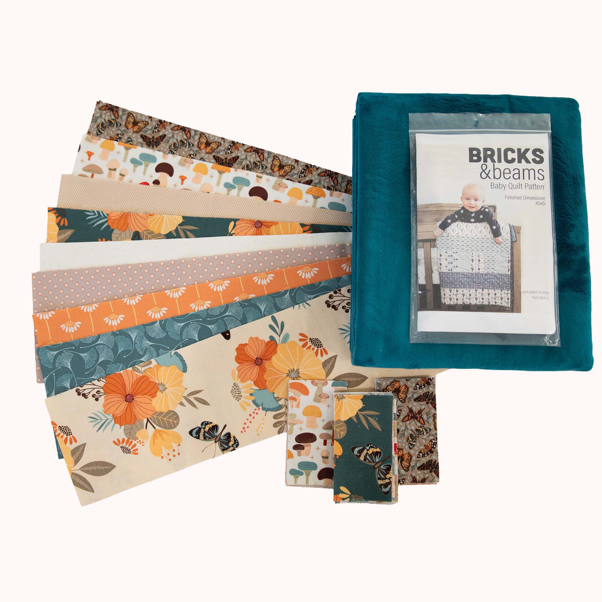 Secret Garden Precut Quilt Kit - Bricks and Beams