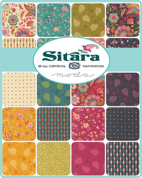 Ricochet Precut Quilt Kit - Sitara Jewel Tone Florals