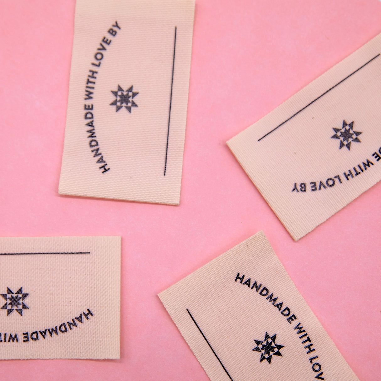 Woven Quilt Labels - Handmade by _____