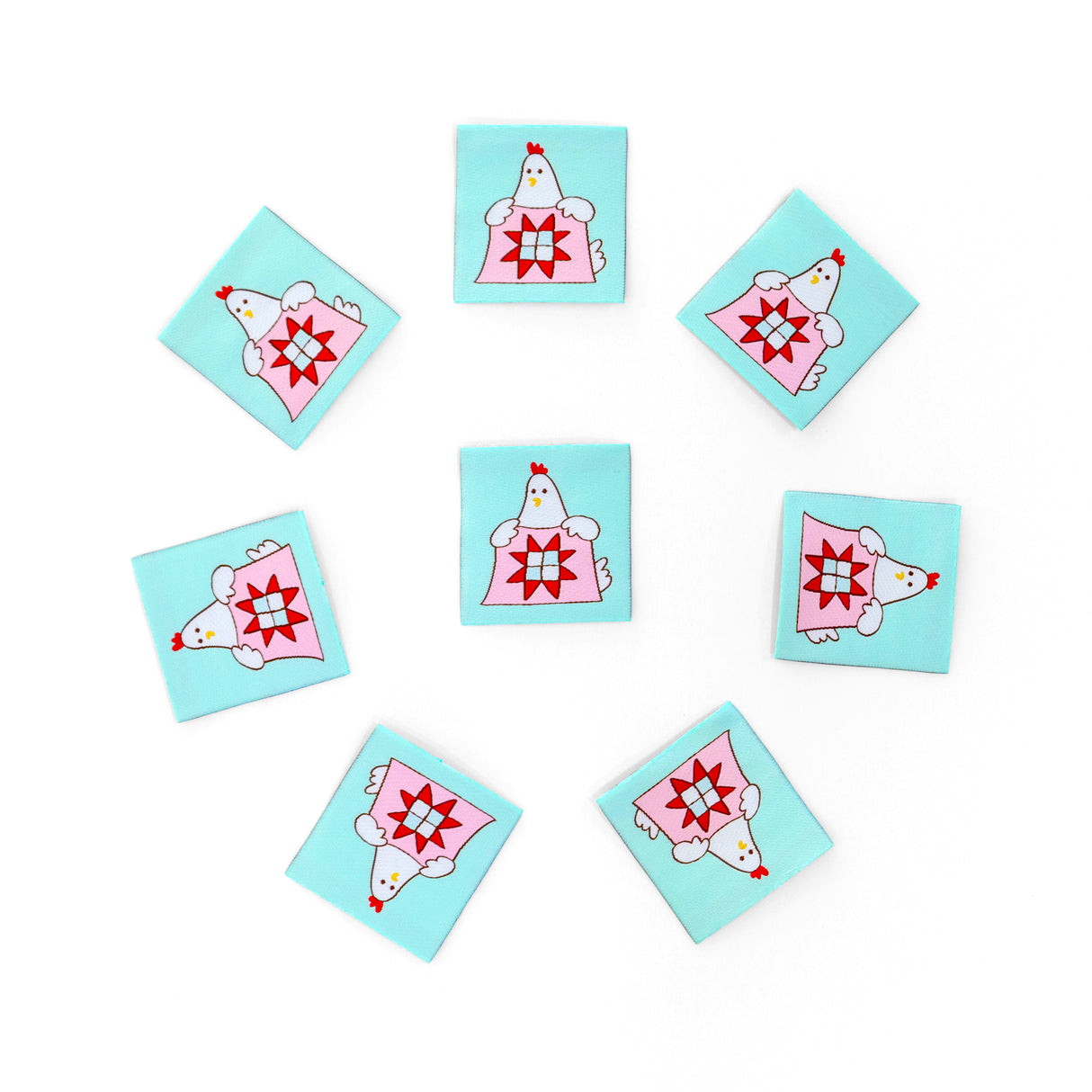 Quilty Hen Quilt Labels from Minki Kim #008