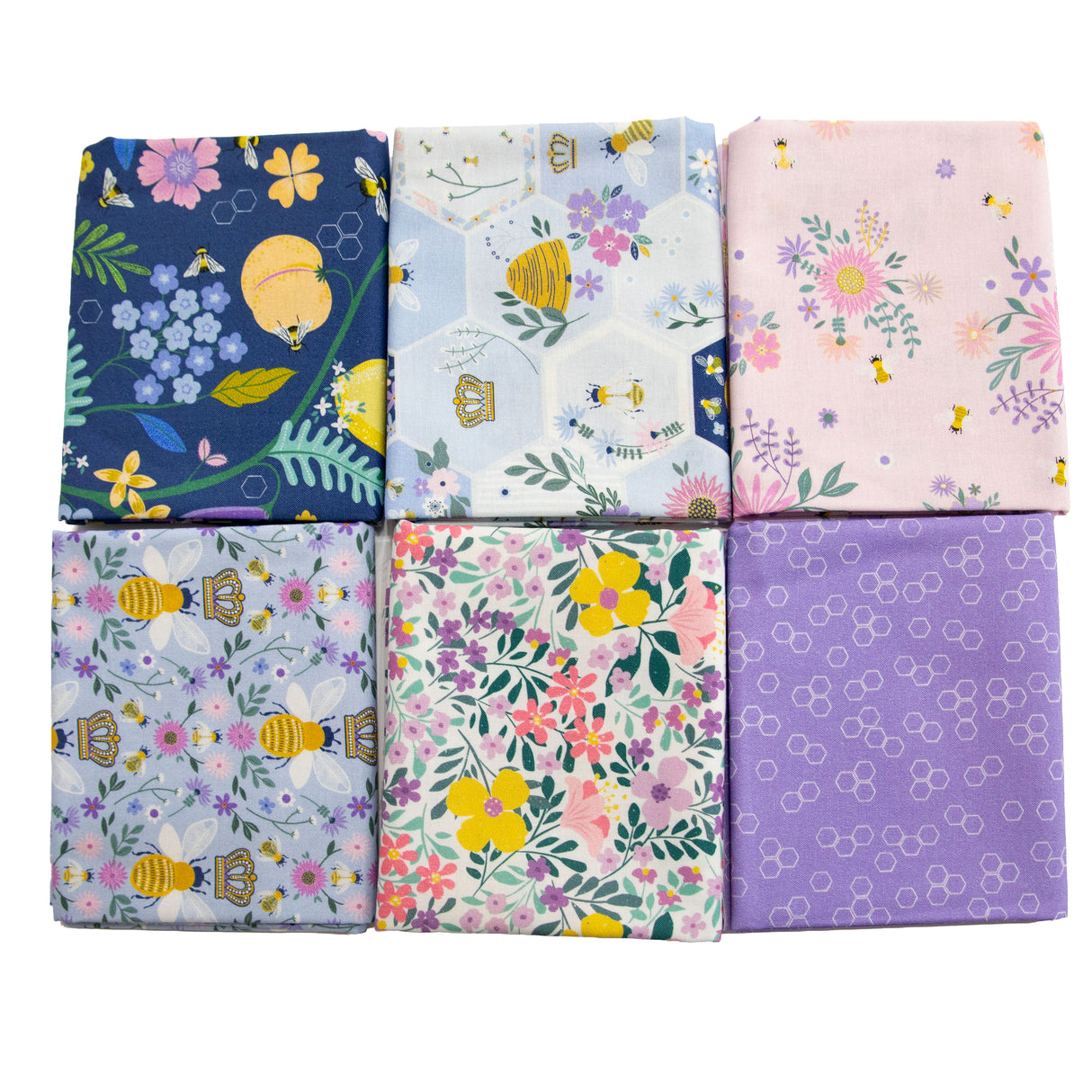 Bee Fabric Collection Dear Stella To Bee or Not to Bee Curated 6 piece Fabric Bundle
