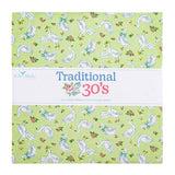 Traditional 30's 10 inch Stacker 10-18240-42 by Lindsay Wilkes for Riley Blake Designs – 42 precut layer cake squares bundle