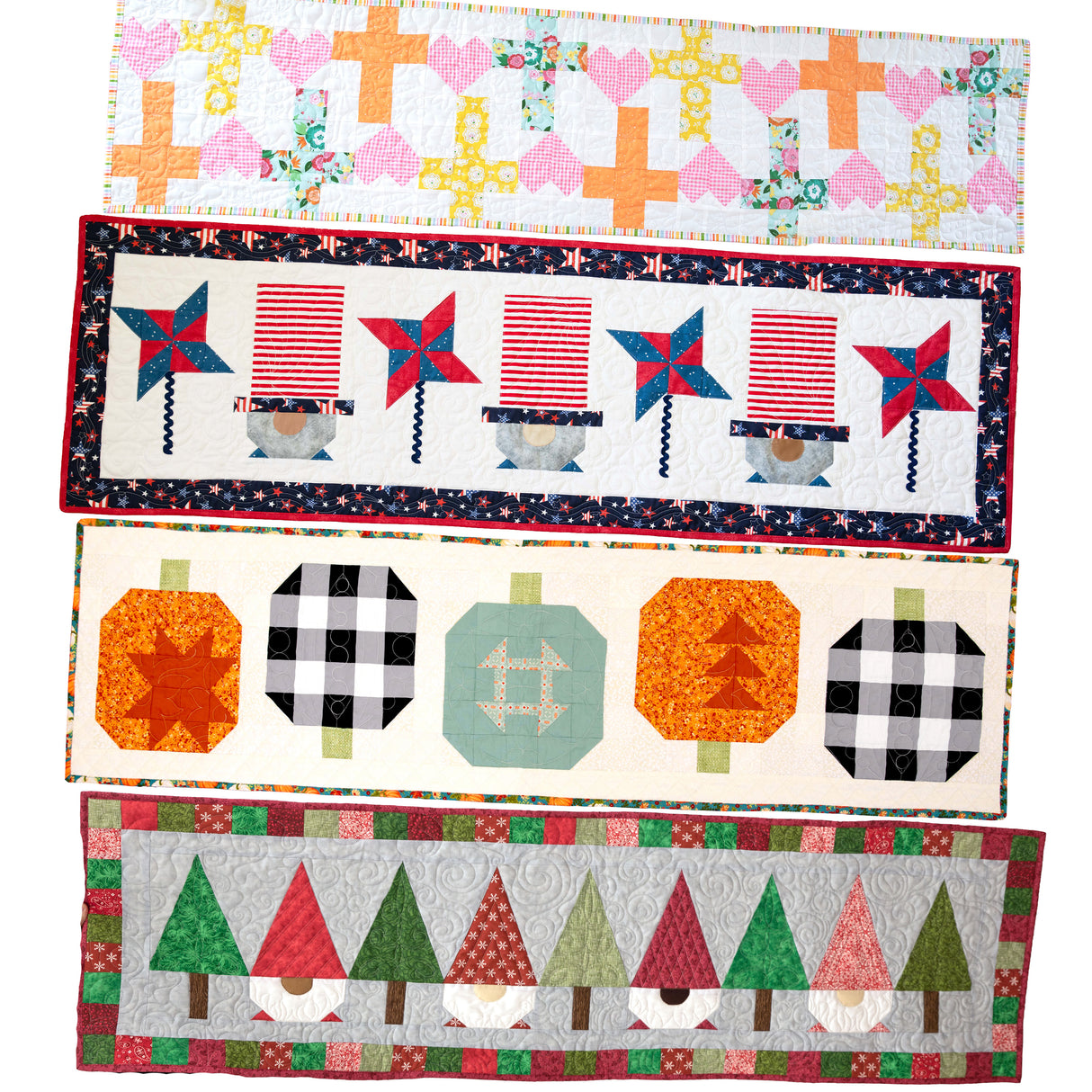 Four Seasons Precut Table Runner Quilt Kit Bundle 4 for the price of 3!