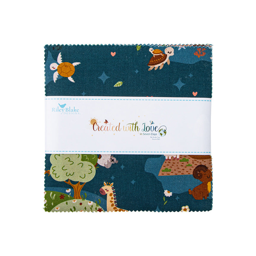 Created with Love 5 inch charm pack Riley Blake