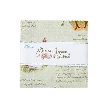 Anne of Green Gables precut 5" Squares fabric Riely Blake