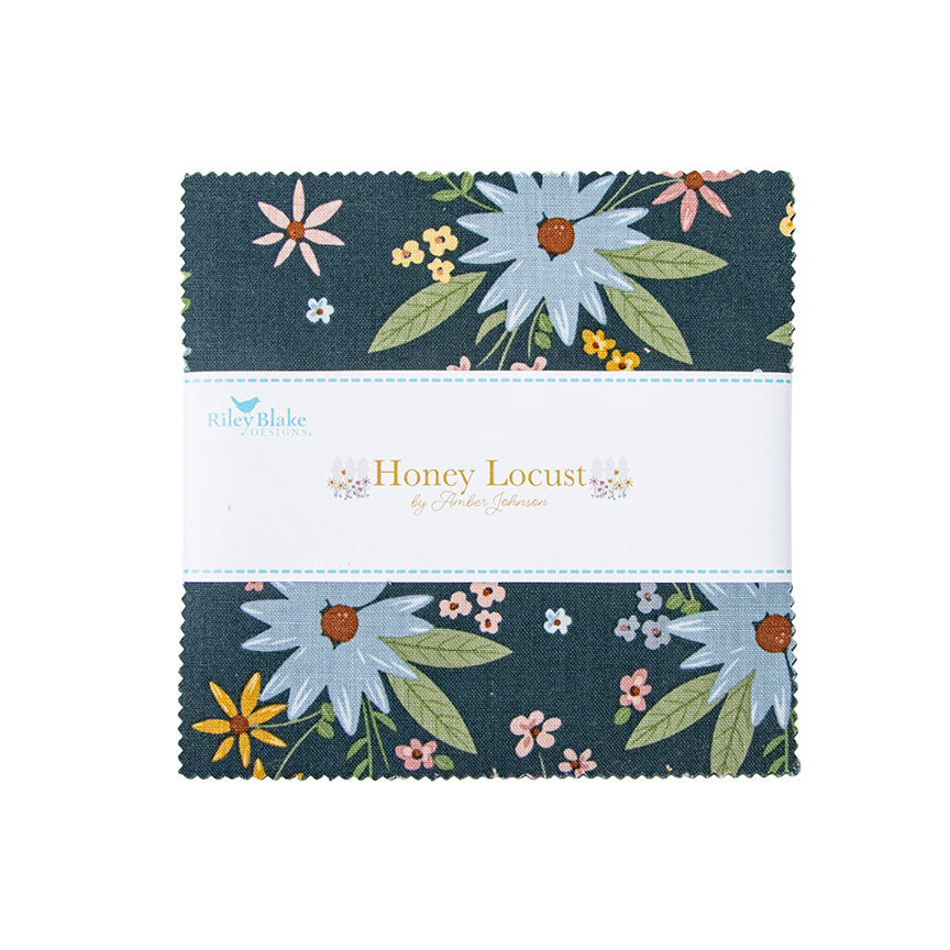 Honey Locust 5 inch square pack precut charm pack