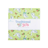 Traditional 30's 5 inch Stacker 5-18240-42 by Lindsay Wilkes for Riley Blake Designs – 42 precut charm squares bundle