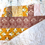Yellow Cowgirl Precut Quilt Kit - Bricks and Beams Pattern