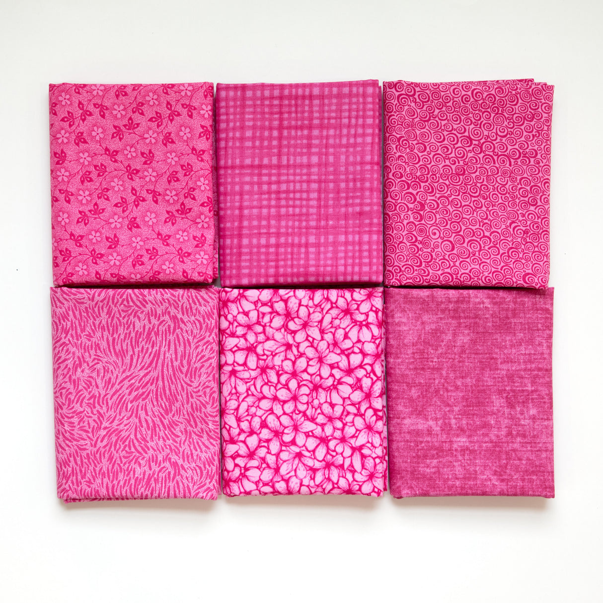 Hot Pink Blenders Curated Fabric Bundle