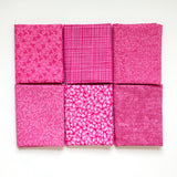 Hot Pink Blenders Curated Fabric Bundle