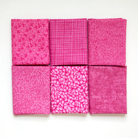 Hot Pink Blenders Curated Fabric Bundle