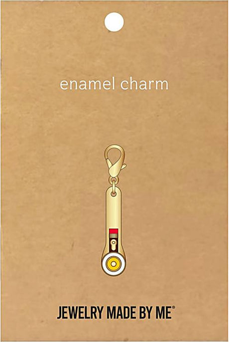 Rotary Cutter Charm Moda - Enamel Zipper Pull