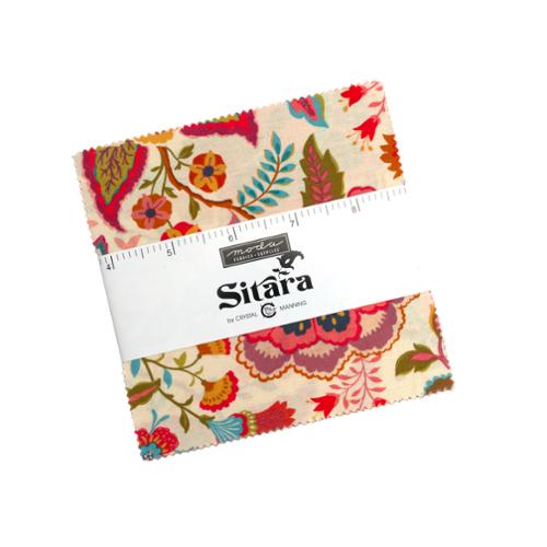 Sitara charm pack, 42 5-inch squares by Crystal Manning for Moda Fabrics 11980PP