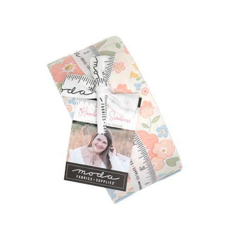 Handmade Sweetness Jelly Roll 31790JR by My Sew Quilty Life for Moda Fabrics – 40 pastel floral 2.5 inch precut fabric strips